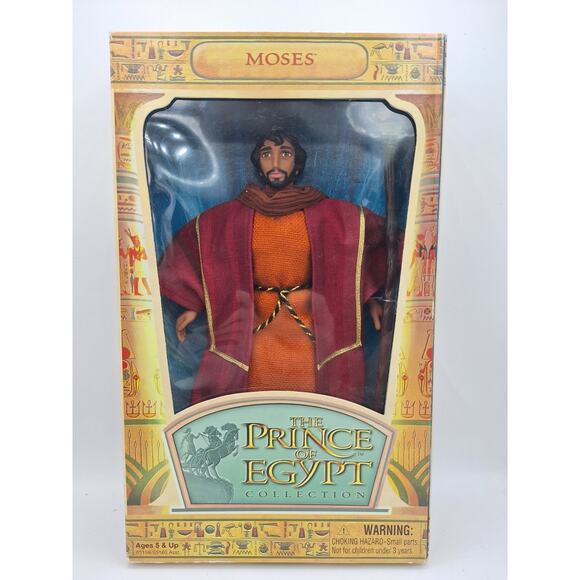 Vintage “The Prince Of Egypt" Moses Doll Hasbro Dreamworks Doll 1998 NIB